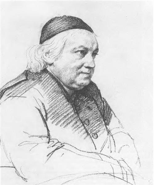 Portrait of the Abbot Sartori, 1818 - Oreste Kiprensky