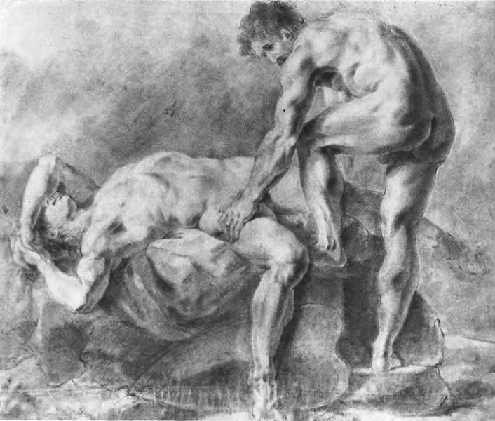 Two sitters, 1800 - Oreste Kiprensky