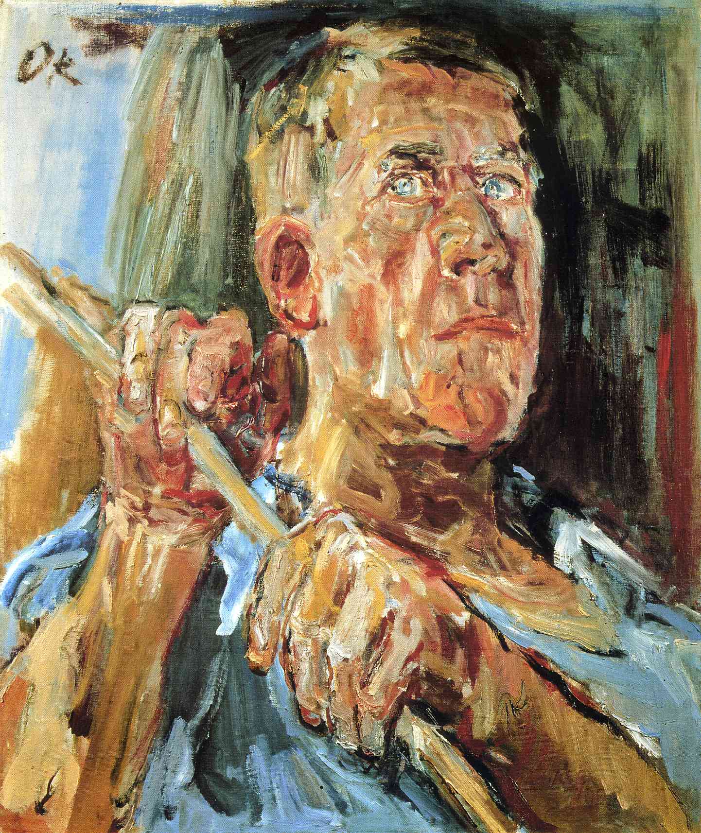 Selfportrait (Fiesole), 1948 Oskar Kokoschka