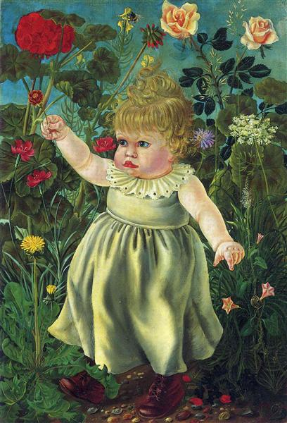 Nelly with Toy, 1924 - Otto Dix