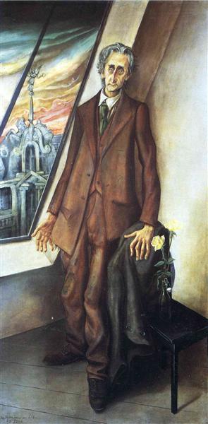 Portrait of Poet Ivar von Lücken, 1926 - Otto Dix