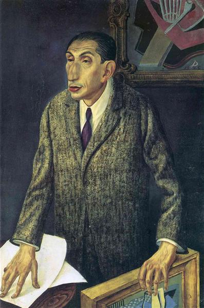 The Art Dealer Alfred Flechtheim, 1926 - Отто Дикс