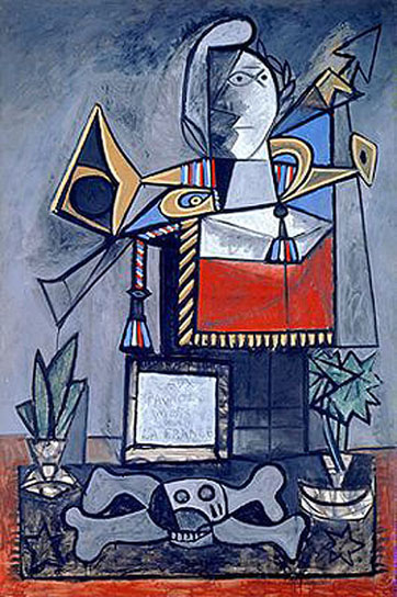Алжирська жінка, 1955 - Пабло Пікассо
