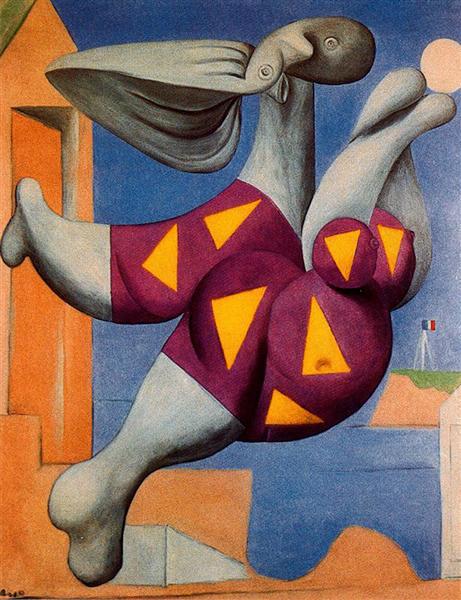 Bather with beach ball, 1932 - Пабло Пикассо