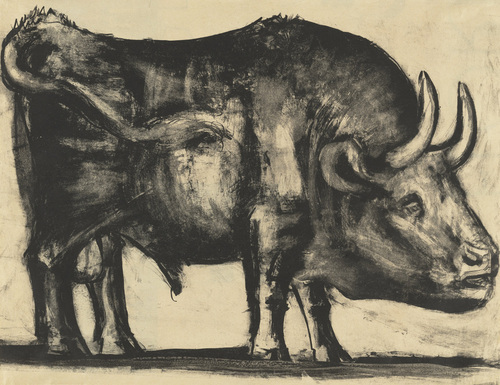 Bull (plate III), 1945 - Пабло Пикассо