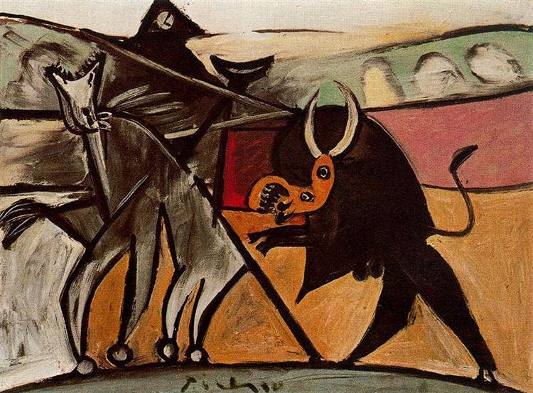 Бій биків, c.1934 - Пабло Пікассо