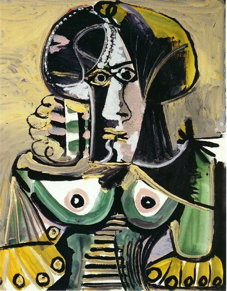 Погруддя  жінки, 1971 - Пабло Пікассо