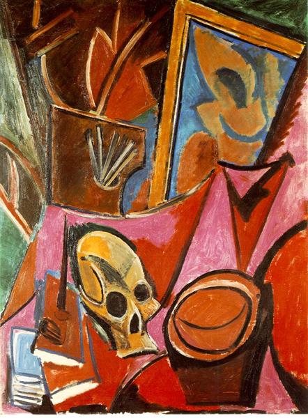 Композиція з черепом, 1908 - Пабло Пікассо
