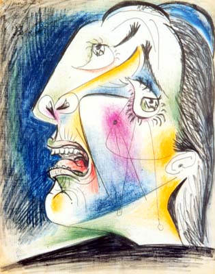 Crying woman, 1937 - 畢卡索