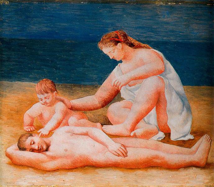 Family at the seashore, 1922 - Pablo Picasso