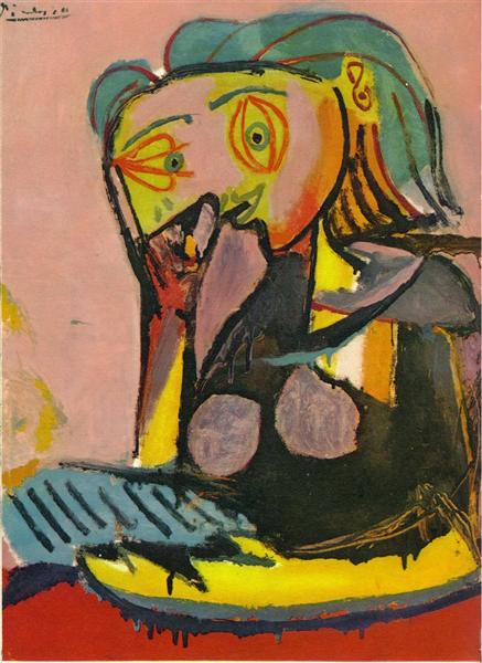 Жінка що нахилилась, 1937 - Пабло Пікассо