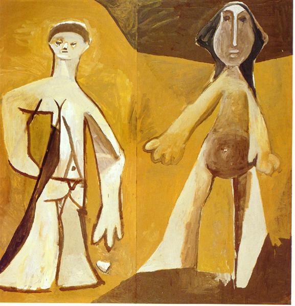 Man and Woman, 1958 - 畢卡索