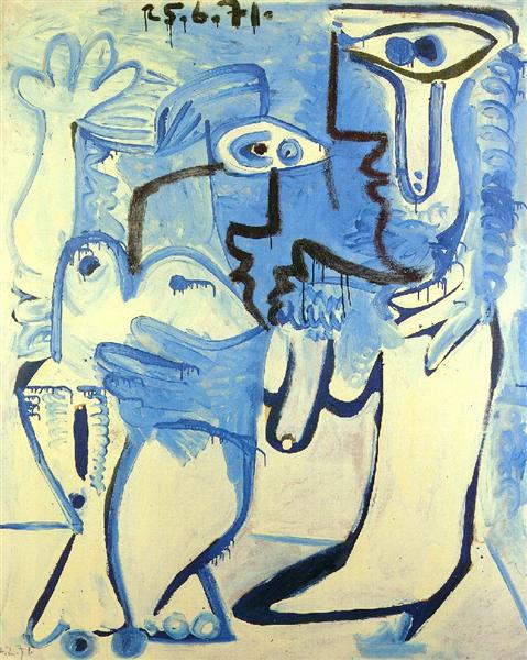 Чоловік та жінка, 1971 - Пабло Пікассо
