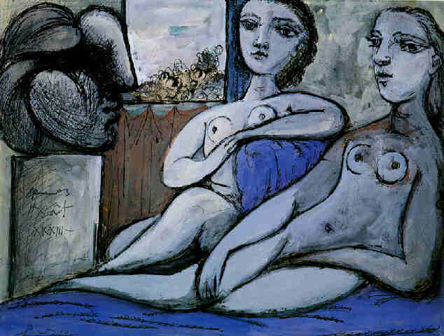 Nudes and bust, 1933 - Pablo Picasso