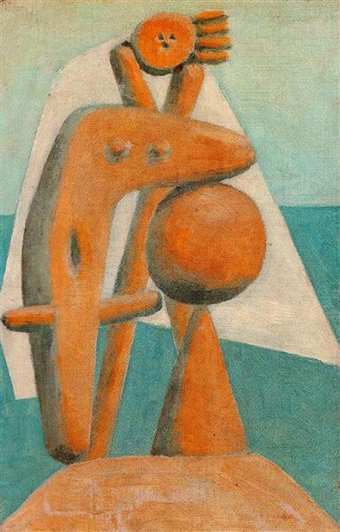 Seated bather, 1930 - Пабло Пикассо