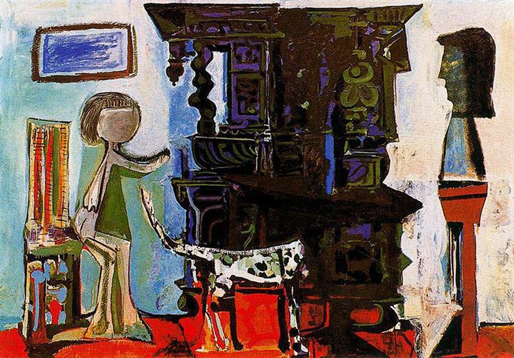 The dining room of Vauvenargues, 1959 - Pablo Picasso