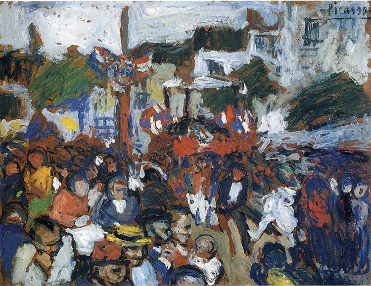 Чотирнадцяте липня, 1901 - Пабло Пікассо