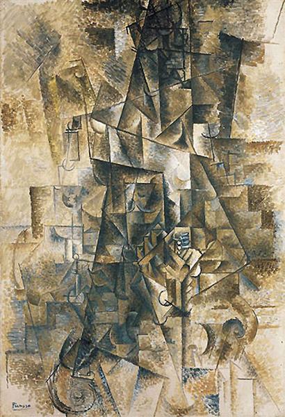 The Piano Accordionist, 1911 - Pablo Picasso