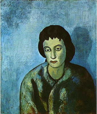 The woman with the edge, 1902 - Pablo Picasso