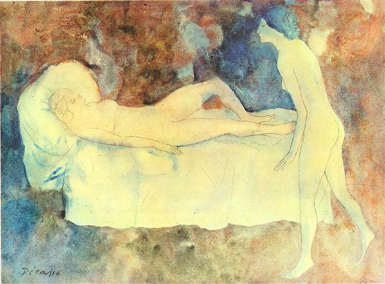 Дві подруги, 1904 - Пабло Пікассо