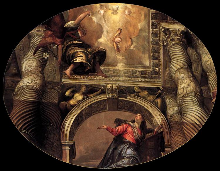 Annunciation, 1558 - Паоло Веронезе