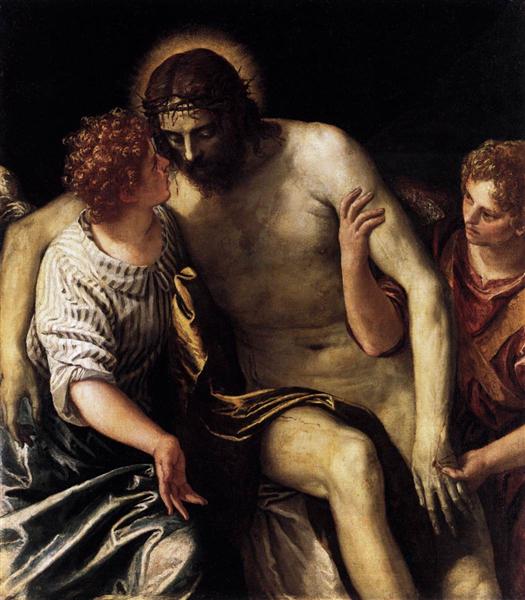 Dead Christ Supported by Two Angels - Paolo Veronese
