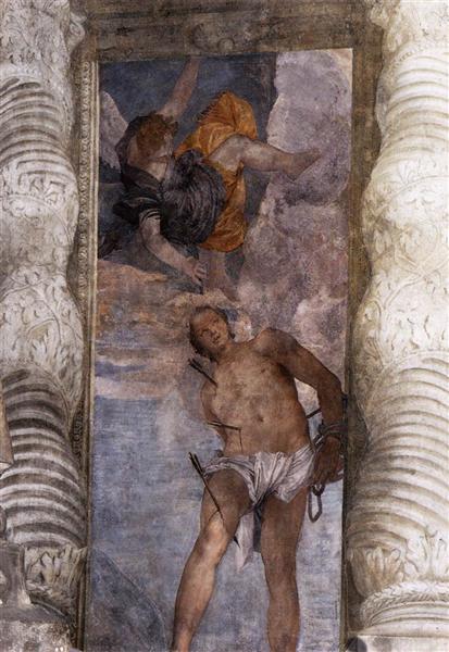 St Sebastian, 1558 - Паоло Веронезе