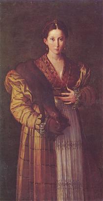 Portrait of a young lady - Пармиджанино