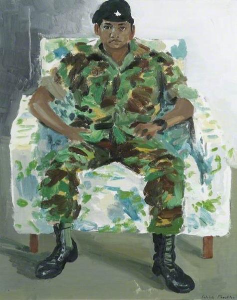 R. F. M. Harka Raj Rai, 10th Prime Minister's Official Representative: Gurkha in Belize, 1983 - Patrick Procktor