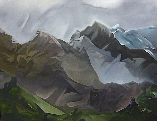 Paysage de montagne - Paul Ackerman
