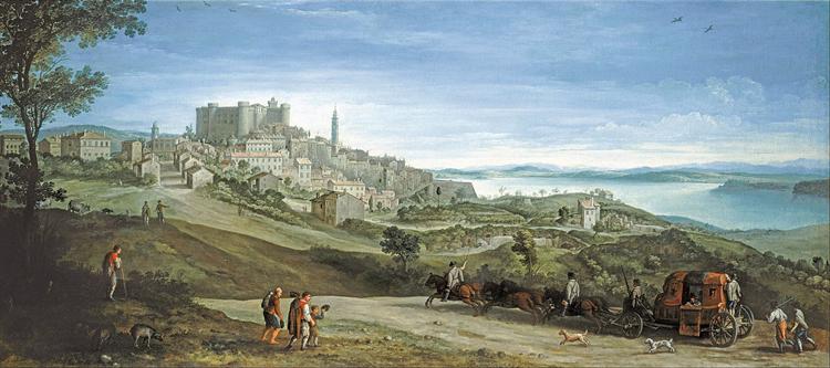 Vista de Bracciano, 1620 - Paul Bril