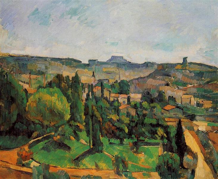 Ile de France Landscape, 1880 - Paul Cezanne