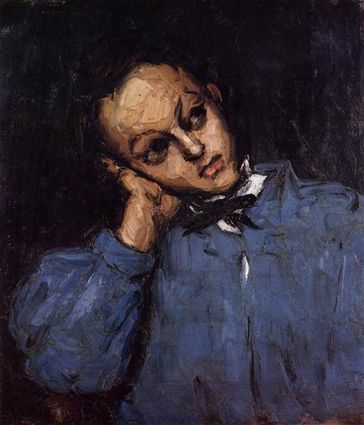 Portrait of a Young Man, 1866 - Поль Сезанн