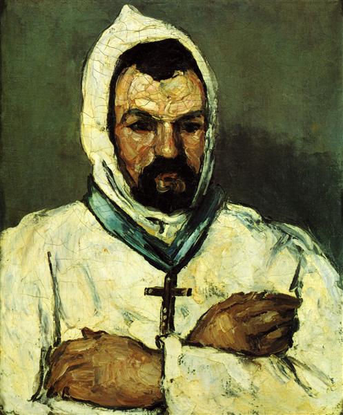 Portrait of Uncle Dominique as a Monk, c.1866 - Поль Сезанн