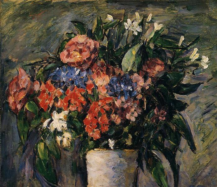 Pot of Flowers, 1876 - Поль Сезанн
