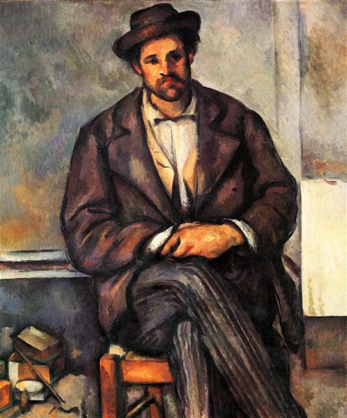 Seated Peasant, 1900 - Paul Cézanne