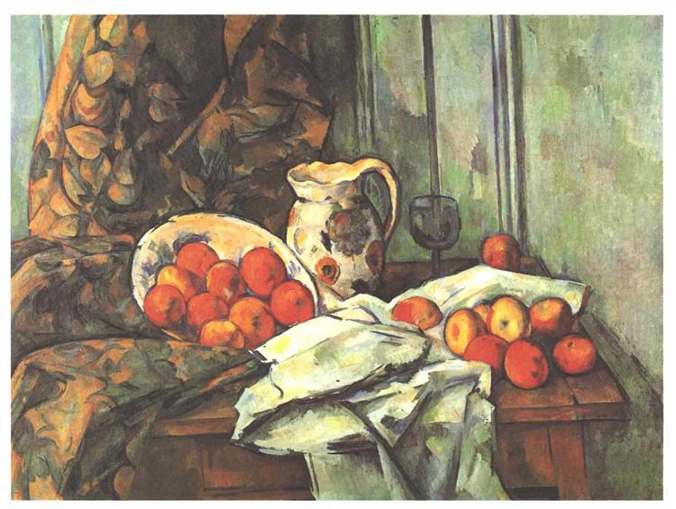 Still life with jug, c.1892 - 1893 - Поль Сезанн