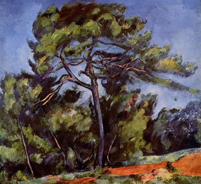 The Great Pine, 1889 - Paul Cézanne