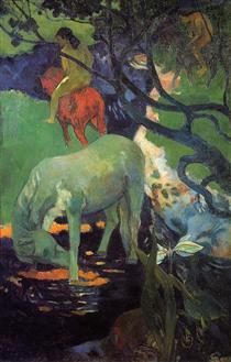 Le Cheval blanc - Paul Gauguin
