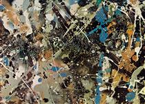 Number 1 (Lavender Mist) (detail) - Jackson Pollock