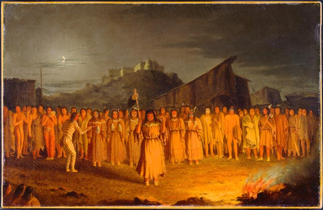 Scalp Dance by the Chualpays Indians, 1856 - Пол Кейн