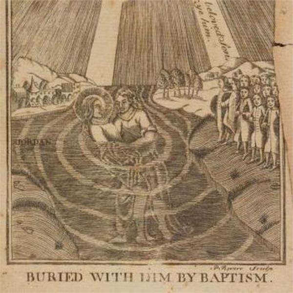 Jesus in the Jordan River with John the Baptist - Paul Revere