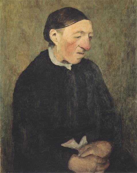 Old Woman with handkerchief, c.1903 - Paula Modersohn-Becker
