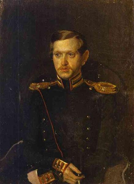 Portrait of S. S. Krylov, 1850 - 1851 - Pável Fedótov