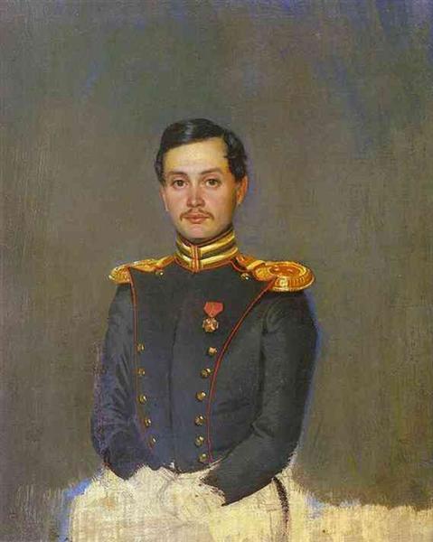 Portrait of Second Captain Vannovsky, 1849 - Pavel Fedotov
