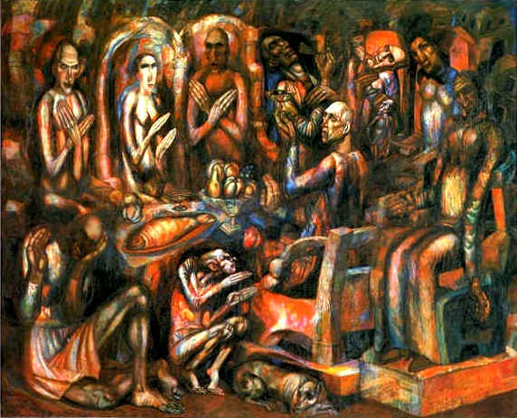 Feast of Kings, 1913 - Pável Filónov