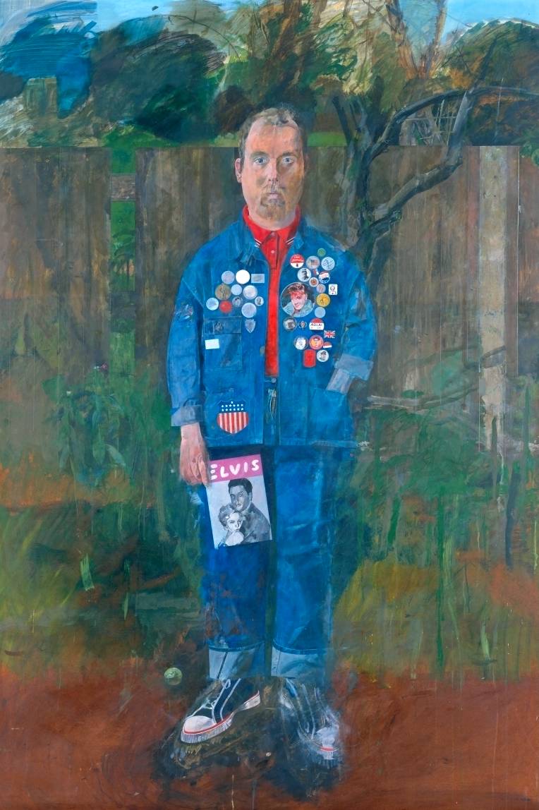 Self-Portrait with Badges, 1961 - Peter Blake - WikiArt.org