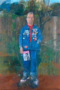 Self-Portrait with Badges - Peter Blake