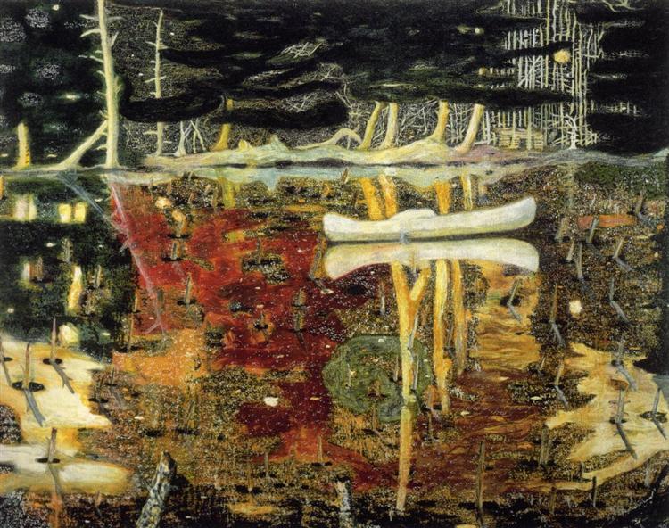 Swamped, 1990 - Peter Doig