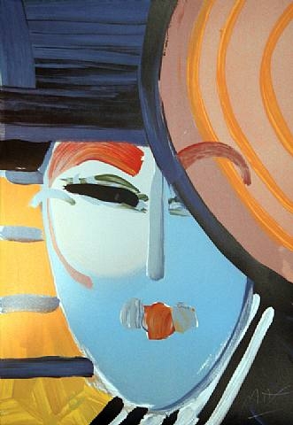 Deco Lady, 1983 - Питер Макс